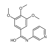 3,4,5-trimethoxy-N-3-pyridylbenzamide结构式