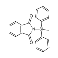 N-(Methyldiphenylsilyl)phthalimide结构式