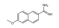 6-methoxynaphthalene-2-carboximidamide Structure