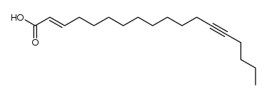 octadec-2E-en-13-yn-1-oic acid Structure