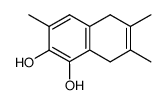 1,2-Naphthalenediol, 5,8-dihydro-3,6,7-trimethyl- (8CI)结构式