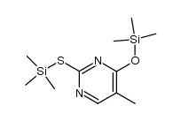 bis(trimethylsilyl)-2-thiothymine结构式