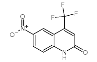 6-NITRO-4-(TRIFLUOROMETHYL)QUINOLIN-2(1H)-ONE Structure