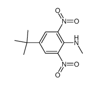 4-(1,1-Dimethylethyl)-N-methyl-2,6-dinitrobenzenamine Structure