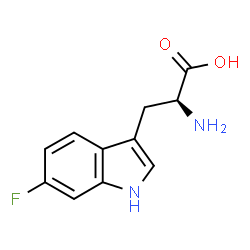 6-fluorotryptophan结构式
