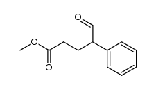 methyl 5-oxo-4-phenylpentanoate结构式