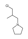 1-(3-chloro-2-methyl-propyl)-pyrrolidine Structure