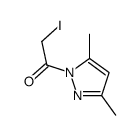 1-(3,5-dimethylpyrazol-1-yl)-2-iodoethanone Structure