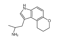 (2S)-1-(3,7,8,9-tetrahydropyrano[3,2-e]indol-1-yl)propan-2-amine结构式