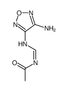 Acetamide, N-[(4-amino-1,2,5-oxadiazol-3-yl)iminomethyl]- (9CI) structure