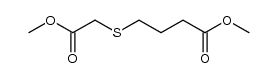 methyl 4-(2-methoxy-2-oxo-ethyl)sulfanylbutanoate Structure