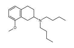 N,N-dibutyl-8-methoxy-1,2,3,4-tetrahydronaphthalen-2-amine结构式