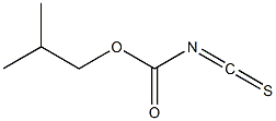 O-isobutyl carbonisothiocyanatidate Structure