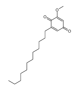 6-dodecyl-2-methoxy-1,4-benzoquinone结构式