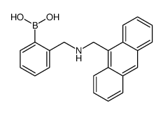 [2-[(anthracen-9-ylmethylamino)methyl]phenyl]boronic acid Structure