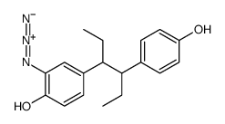 2-azido-4-[4-(4-hydroxyphenyl)hexan-3-yl]phenol Structure