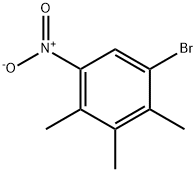 1-bromo-2,3,4-trimethyl-5-nitro-benzene结构式