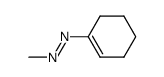 cyclohex-1-enyl-methyl-diazene Structure