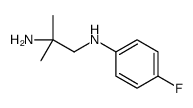 N1-(4-Fluorophenyl)-2-methyl-1,2-propanediamine结构式