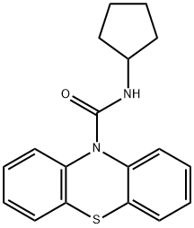 N-cyclopentyl-10H-phenothiazine-10-carboxamide Structure