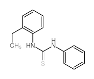 Thiourea,N-(2-ethylphenyl)-N'-phenyl-结构式