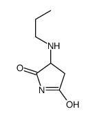 3-(Propylamino)-2,5-pyrrolidinedione结构式