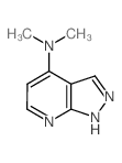 1H-Pyrazolo[3,4-b]pyridin-4-amine,N,N-dimethyl-结构式