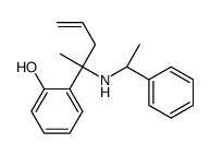 2-[(2S)-2-[[(1R)-1-phenylethyl]amino]pent-4-en-2-yl]phenol Structure