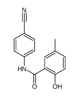 Benzamide, N-(4-cyanophenyl)-2-hydroxy-5-methyl- (9CI)结构式