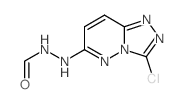 N-[(9-chloro-1,2,7,8-tetrazabicyclo[4.3.0]nona-2,4,6,8-tetraen-3-yl)amino]formamide结构式