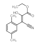 2-Propenoic acid,3-cyano-3-(2,5-dimethylphenyl)-2-hydroxy-, ethyl ester picture