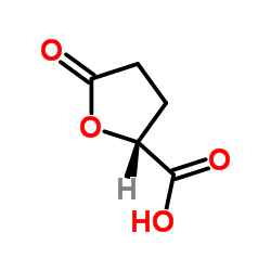 (2R)-5-Oxotetrahydro-2-furancarboxylic acid structure