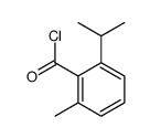 Benzoyl chloride, 2-methyl-6-(1-methylethyl)- (9CI) structure