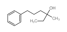3-methyl-6-phenyl-hexan-3-ol结构式