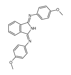 1,3-bis(4-methoxyphenyl)isoindoline结构式