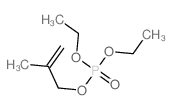 3-diethoxyphosphoryloxy-2-methyl-prop-1-ene Structure