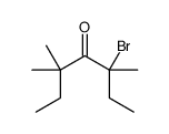 3-bromo-3,5,5-trimethylheptan-4-one结构式