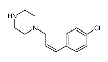 1-[3-(4-chlorophenyl)prop-2-enyl]piperazine Structure