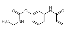 [3-(prop-2-enoylamino)phenyl] N-ethylcarbamate结构式