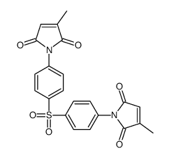 3-methyl-1-[4-[4-(3-methyl-2,5-dioxopyrrol-1-yl)phenyl]sulfonylphenyl]pyrrole-2,5-dione Structure