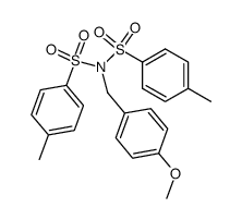 N,N-ditosyl-4-methoxybenzylamine Structure