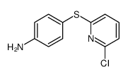 4-(6-chloropyridin-2-yl)sulfanylaniline Structure