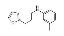 N-[3-(furan-2-yl)propyl]-3-methylaniline结构式
