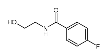 4-fluoro-N-(2-hydroxyethyl)-benzamide结构式