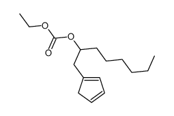 1-cyclopenta-1,3-dien-1-yloctan-2-yl ethyl carbonate结构式