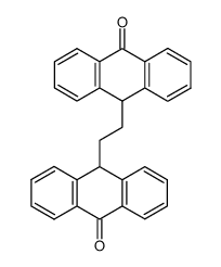 10,10'-(1,2-ethanediyl)bisanthrone Structure