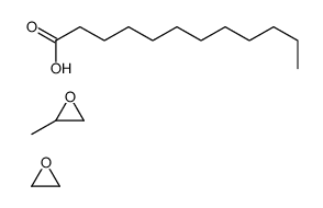 dodecanoic acid,2-methyloxirane,oxirane Structure