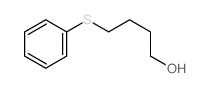 4-phenylsulfanylbutan-1-ol结构式
