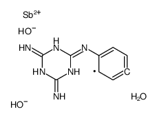 p-[(4,6-Diamino-1,3,5-triazin-2-yl)amino]phenylstibonic acid picture