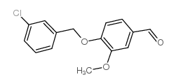 4-[(3-CHLOROBENZYL)OXY]-3-METHOXYBENZALDEHYDE Structure